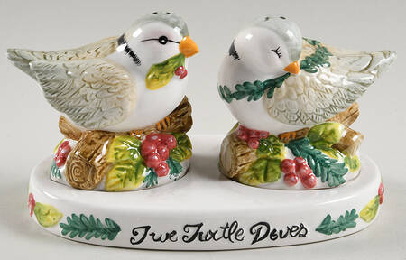 Twelve Days of Christmas, Valerie Figural Salt & Pepper Set
