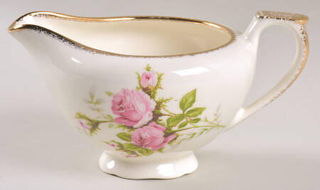 Moss Rose (Brushed Gold Trim) Creamer
