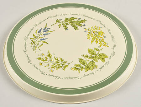 Thymeless Herbs (Corelle) 10" Individual Steel Stove Cover