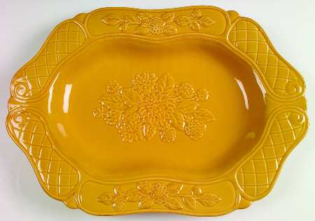 Cuisineware Gold 19" Oval Serving Platter