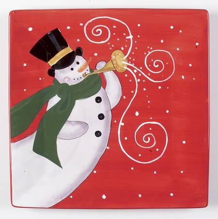 Snowmaker 13" Square Serving Platter