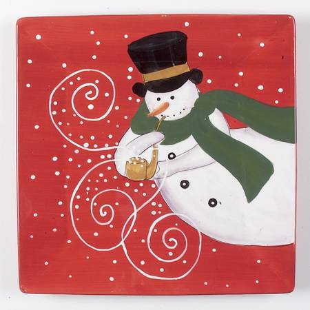 Snowmaker 13" Square Serving Platter