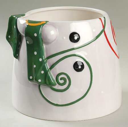 Snowmaker Cookie Jar No Lid