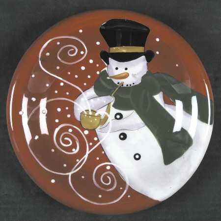 Snowmaker Salad/Dessert Plate