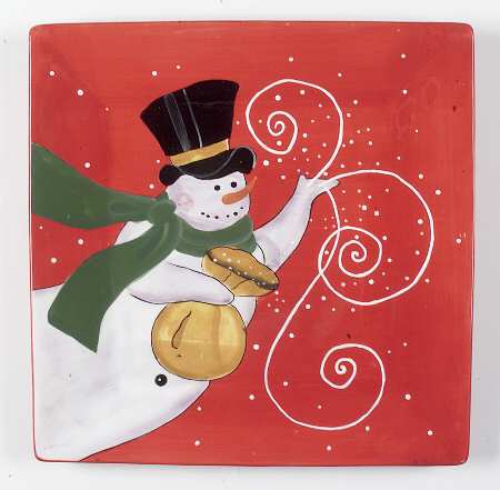 Snowmaker 13" Square Metal Platter