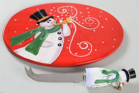 Snowmaker Cheese and Cracker Board