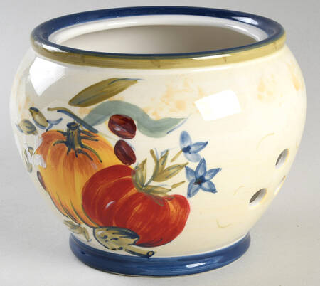 Tuscan Garden Garlic Keeper No Lid