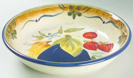 Tuscan Garden 9" Individual Pasta Bowl
