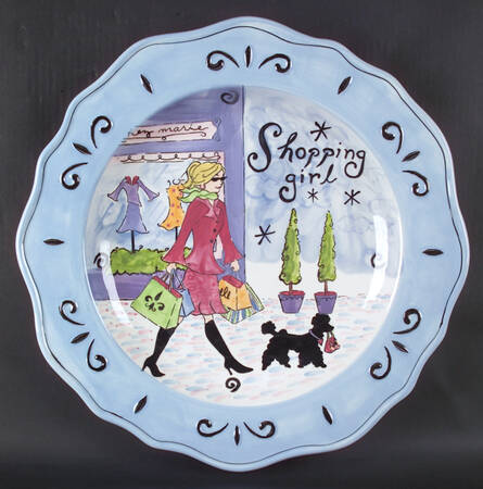 Girlfriends 16" Chop Plate (Round Platter)