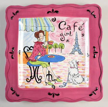 Girlfriends Dinner Plate