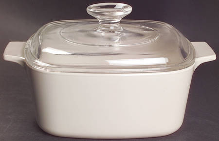 Sandstone (Corelle) 1.5 Quart Square Casserole with Lid