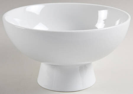 Whiteware Basics (Smooth) 9" Footed Bowl