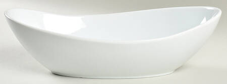 Whiteware Basics (Smooth) 11" Oval Bowl