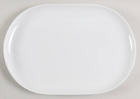 Whiteware Basics (Smooth) 12" Oval Serving Platter