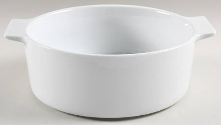Whiteware Basics (Smooth) Round Vegetable No Lid
