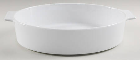 Whiteware Basics (Smooth) Oval Baker with Lid, No Lid
