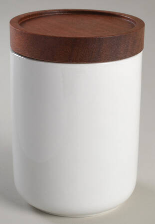 Whiteware Basics (Smooth) Small Canister & Lid