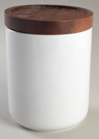 Whiteware Basics (Smooth) Medium Canister & Lid