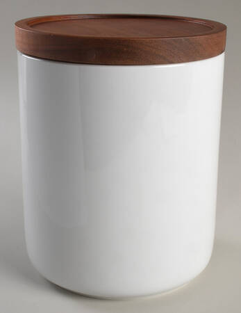 Whiteware Basics (Smooth) Large Canister & Lid