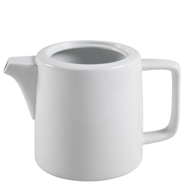 Whiteware Basics (Smooth) Teapot No Lid