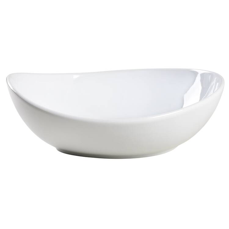 Whiteware Basics (Smooth) 11" Oval Bowl