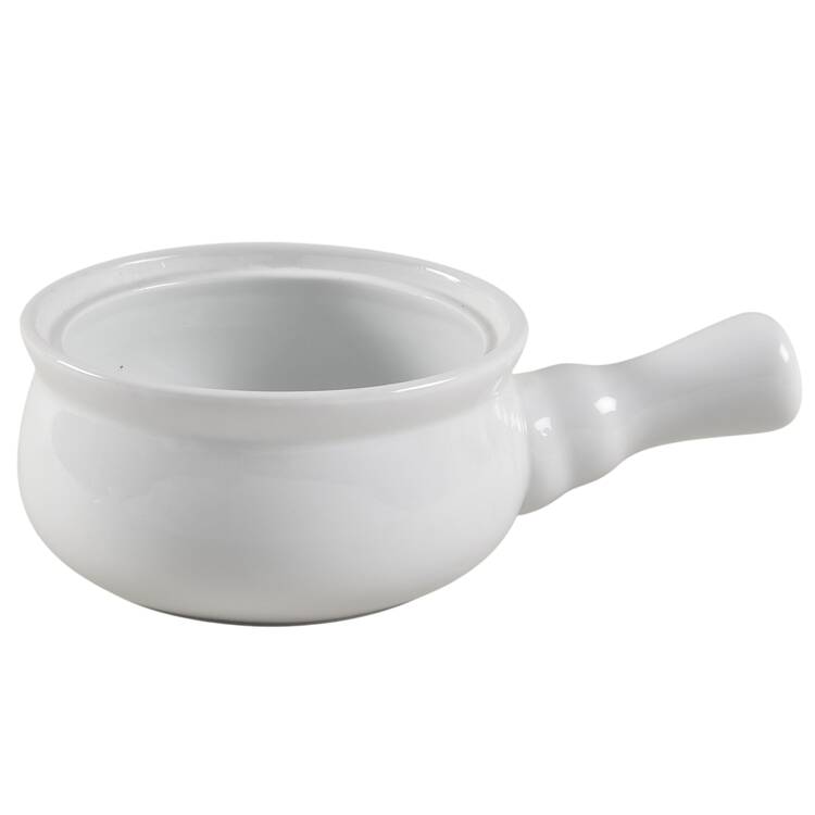 Whiteware Basics (Smooth) Onion Soup Bowl No Lid