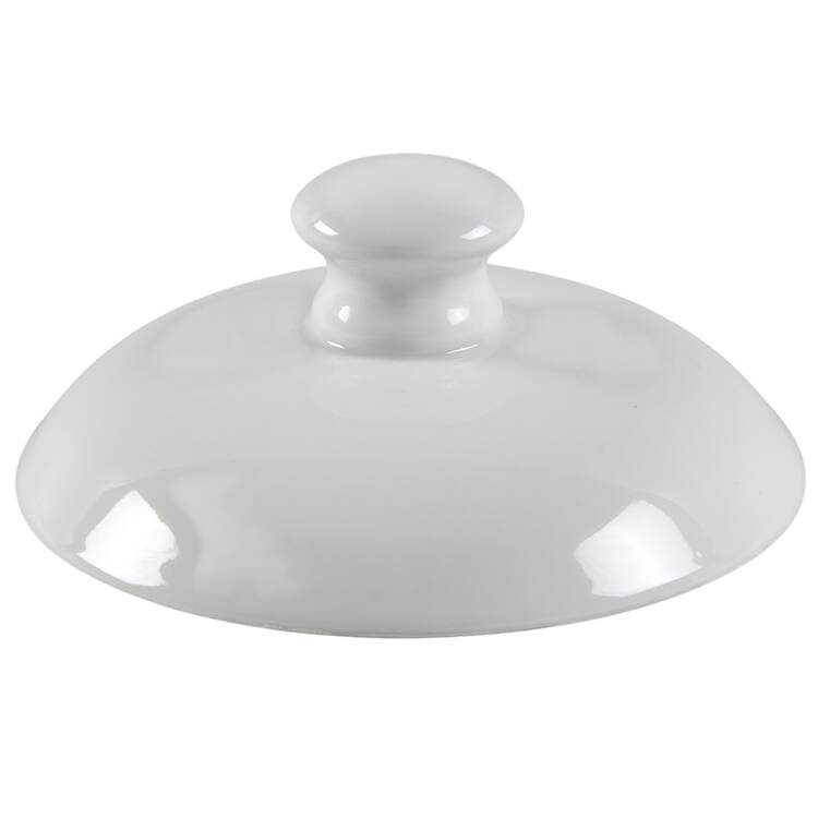 Whiteware Basics (Smooth) Lid for Onion Soup Bowl