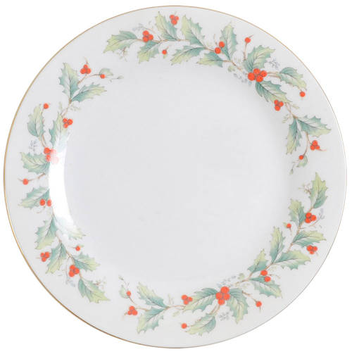 Noel (Black Lettering Backstamp) Salad Plate