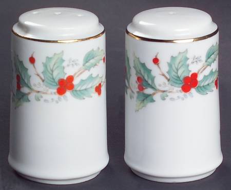 Noel (Black Lettering Backstamp) Salt & Pepper Set