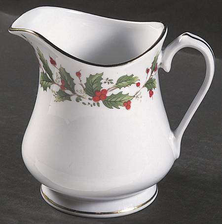 Noel (Black Lettering Backstamp) Creamer