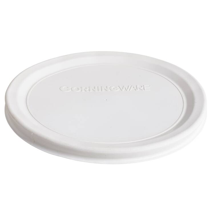 French White (Gold Trim) Plastic Lid for Individual Casserole by Corning Corelle