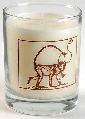 African Inspirations Sepia and Cream 3" Glassware Votive Candleholder