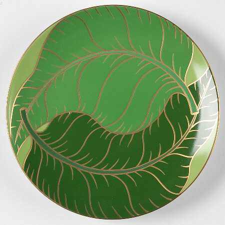 Gold Leaf Bread & Butter Plate