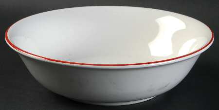Concentrics Red Coupe Cereal Bowl