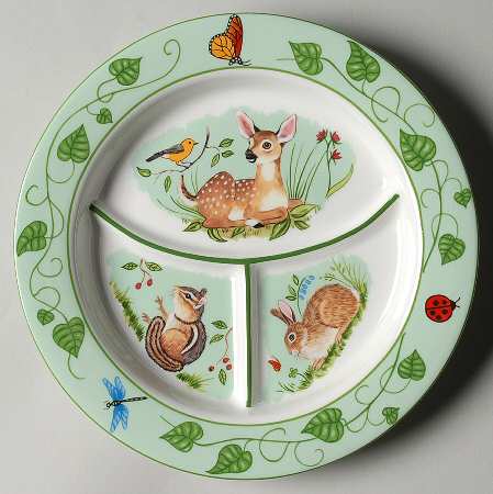 Forest Friends Divided Child's Plate
