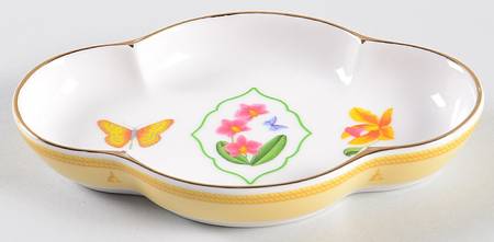Orchids Silver Tray