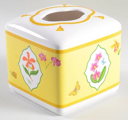 Orchids Square Tissue Box Cover