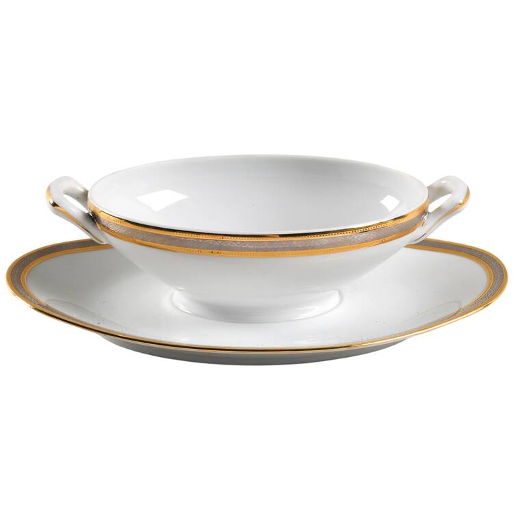 Chambord Gravy Boat w/Attached Underplate No Lid