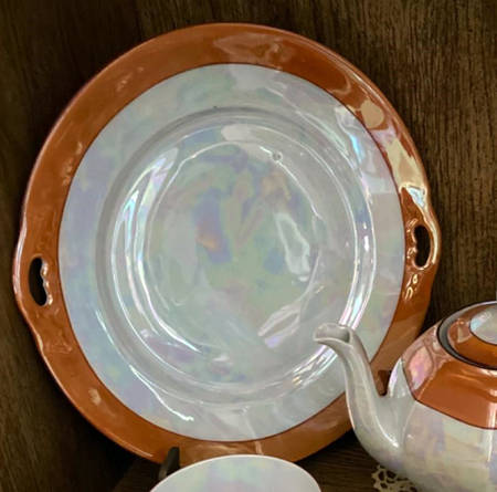 6845 Handled Cake Plate