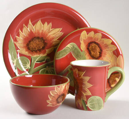 Sunburst 4 Piece Place Setting