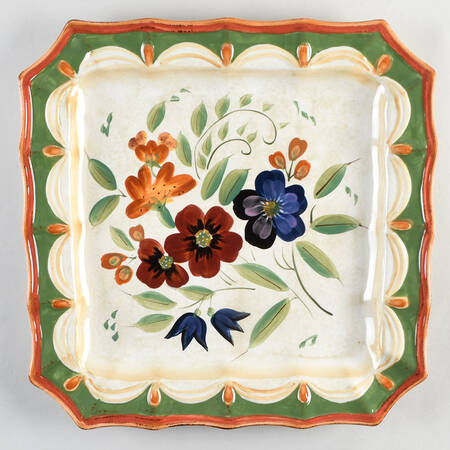 Wildflowers 16" Square Serving Platter