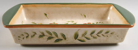 Wildflowers 17" Rectangular Baker