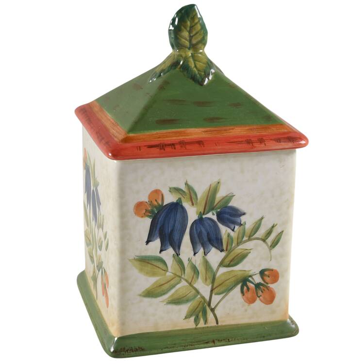 Wildflowers Medium Canister & Lid