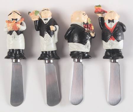 Dinner Is Served Spreader - Set of 4