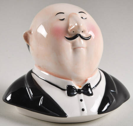 Dinner Is Served Lid for Figural Cookie Jar