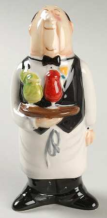 Dinner Is Served Figural Pepper Shaker