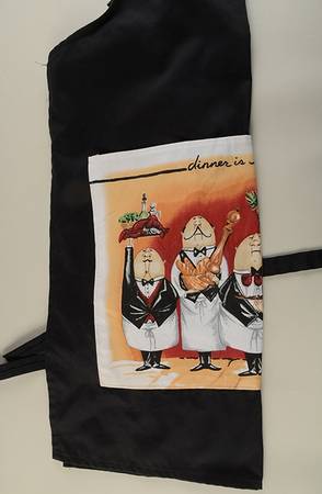 Dinner Is Served Cloth Kitchen Apron