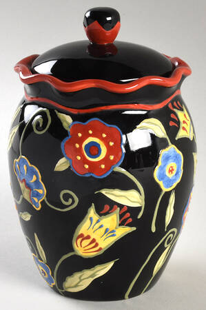 Garden Brights Small Canister & Lid