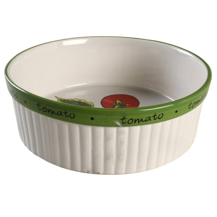 Victory Garden Round Covered Baker No Lid