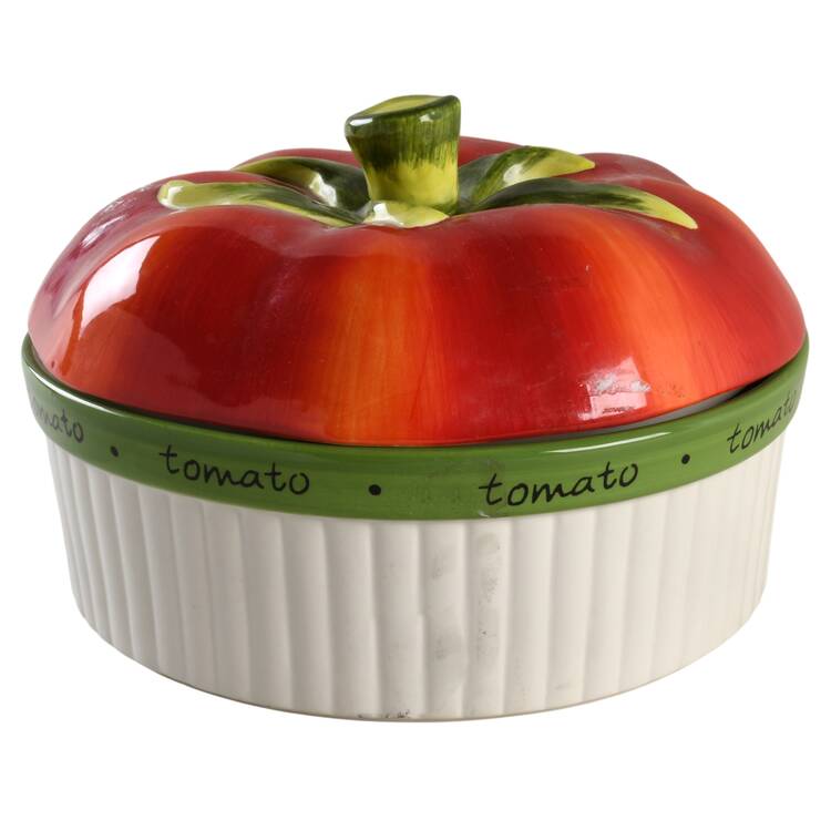Victory Garden Round Covered Baker
